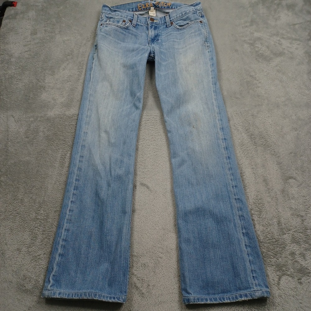 Abercrombie Ezra Fitch Jeans Womens 26 Blue Denim Bootcut Y2K Light Wash